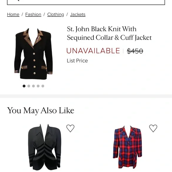 St John Evening Gorgeous Jacket black with multicolored paillettes pockets Sz 6 - Picture 11 of 12